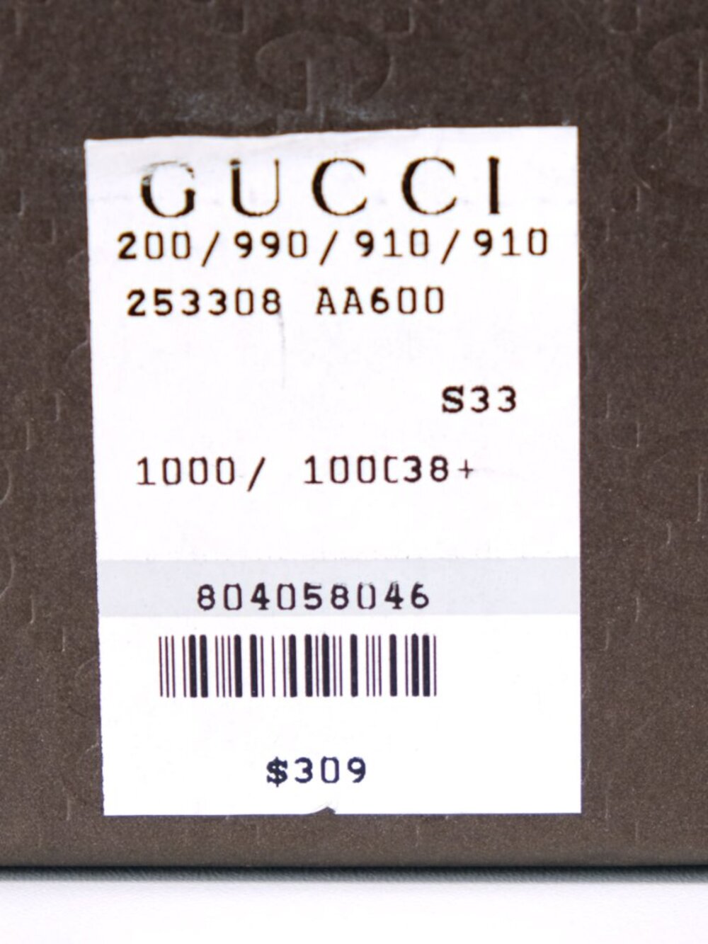 Gucci Guccissima Peep Toe Stilettos, Matte Black - Picture 15 of 16